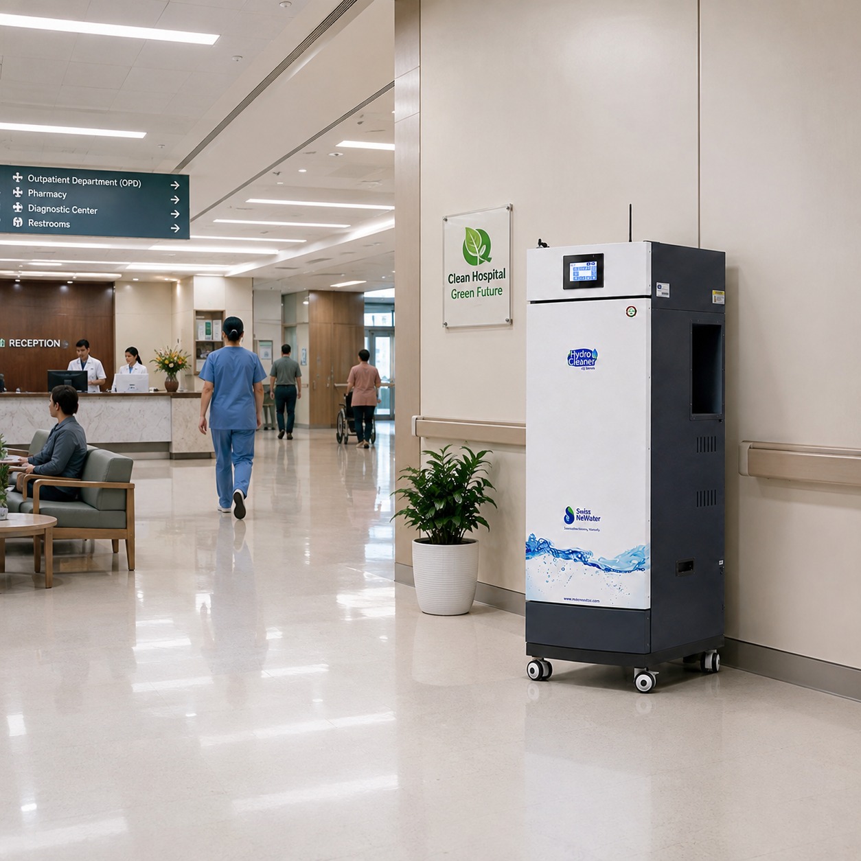 Hospital cleaning scenario