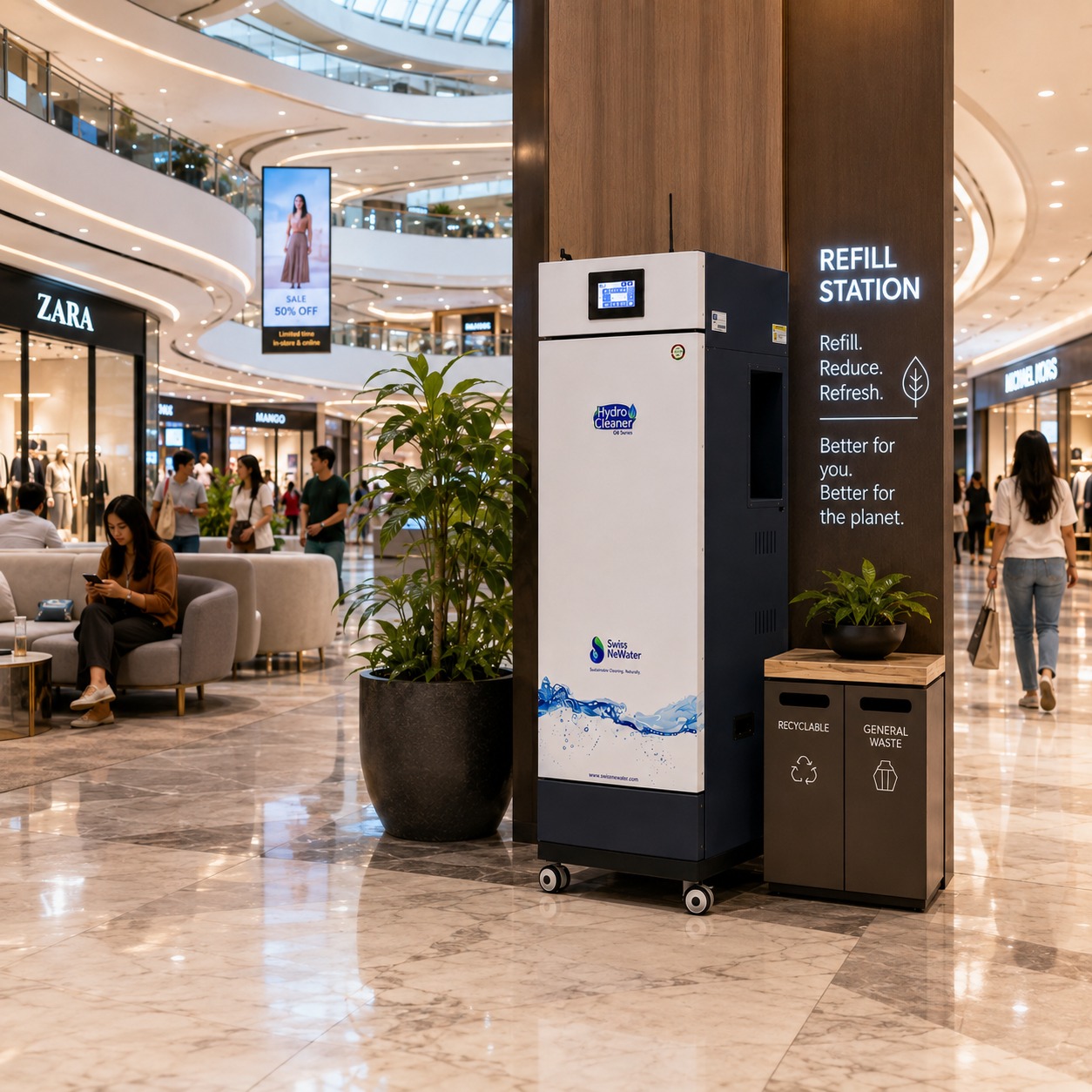 Mall scenario